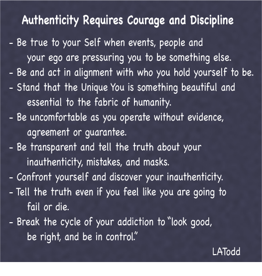 Authenticity Requires Courage and Discipline | Dr. Lori Todd